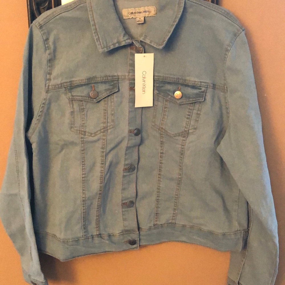 Calvin Klein Jeans denim jacket XL, New.